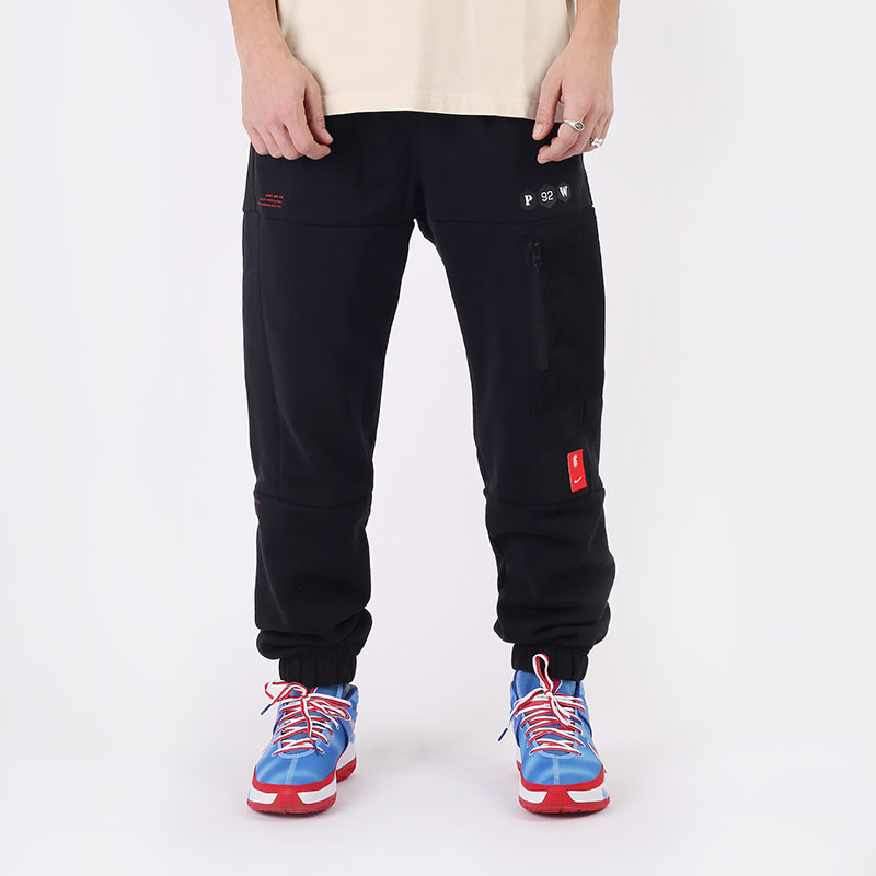мужские черные брюки Nike Kyrie Fleece Pant CK6663-010 - цена, описание, фото 3